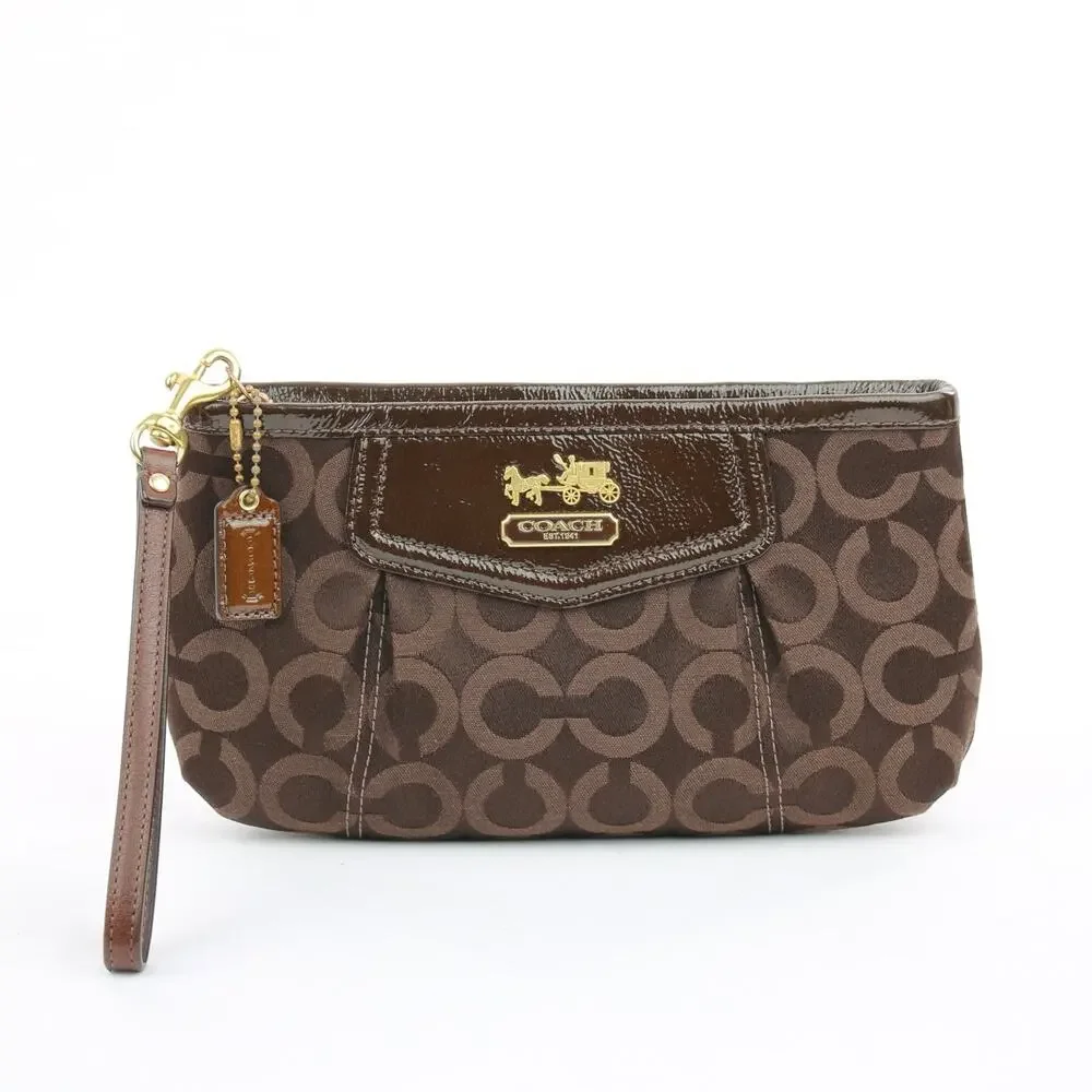 Coach Vintage Y2K Signature Wristlet Wallet - Picture 1 of 6